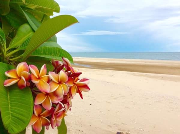 Der wunderschöne Strand von Hua Hin liegt nicht weit entfernt - Thailand - 