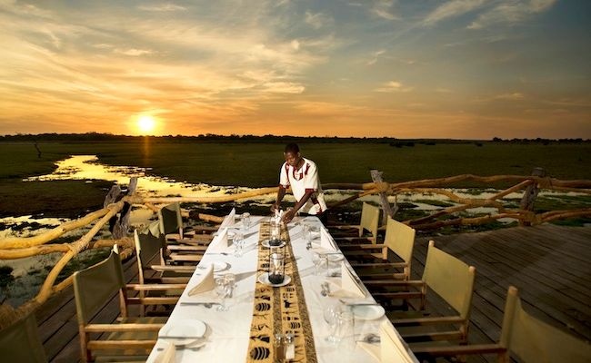 Unvergessliches Dinner auf der Lodge - Sambia - 