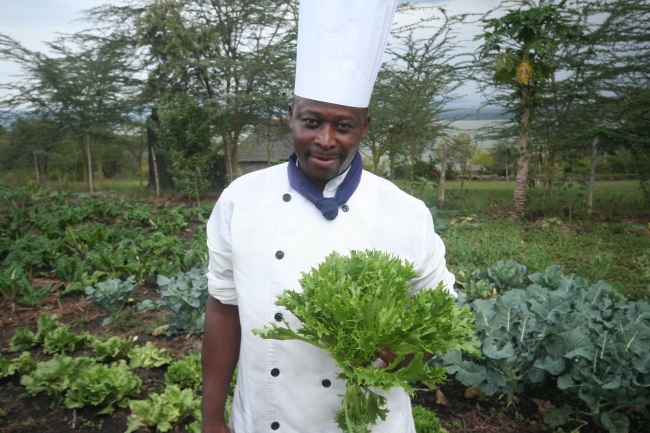 Frisches Gemüse aus dem eigenen Garten - Kenia - 