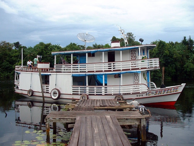 Unser traditionelles Hausboot für 6-tägige Amazonas Touren von Juni bis September  - Brasilien - 