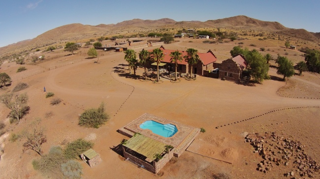 Die Farm aus der Luft - Namibia - 