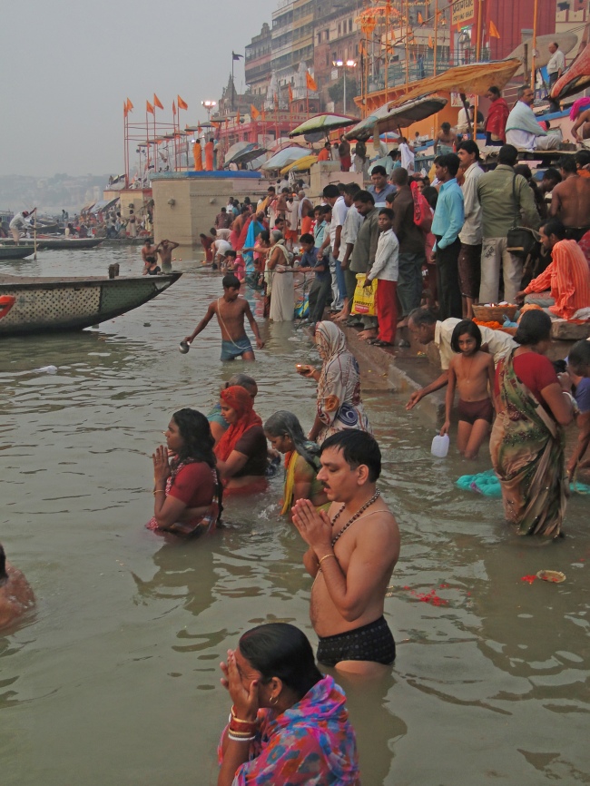 Die Ghats in Varanasi - Indien - 