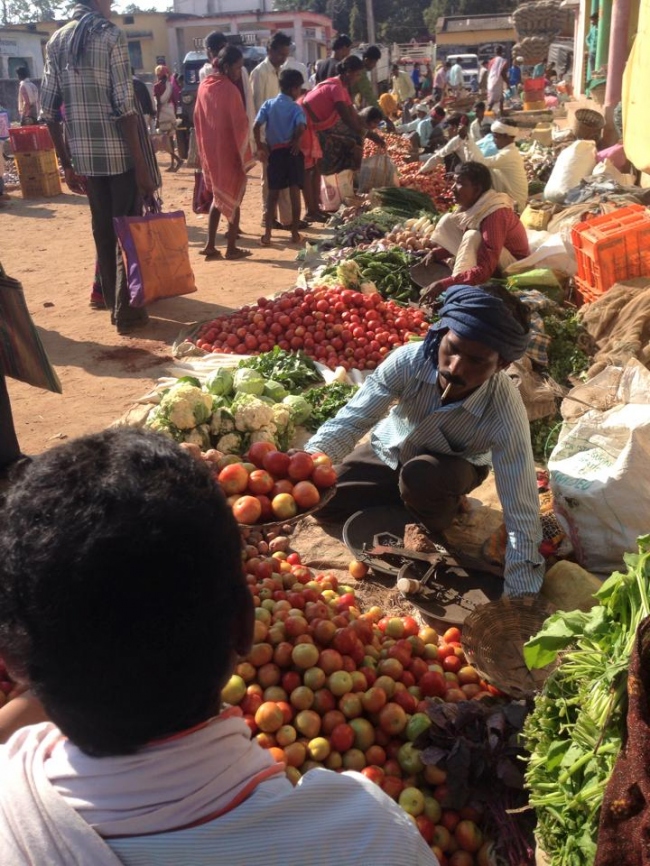 Gemüsemarkt - Indien - 