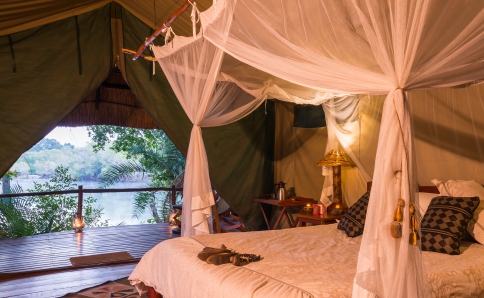 Stilvolle Safari-Lodge am Kafue National Park