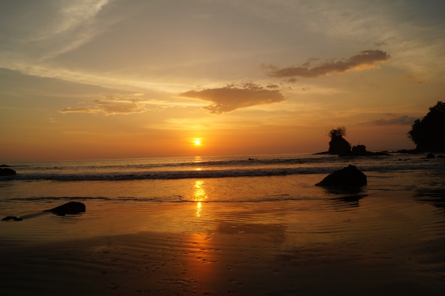 Sonnenuntergang am Playa la Macha - Costa Rica - 