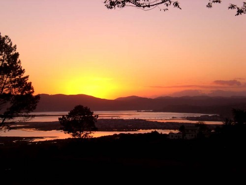 Sonnenuntergang vom Haus genießen - Südafrika - 