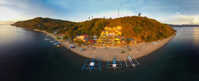 Panorama-Ansicht unseres Resorts (Photo: Carlos Villoch) - Philippinen - 