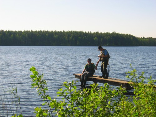 Flugsfiske i Kalvsjön - Schweden - 
