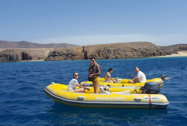 Wir verleihen auch verschiedene Boote ab Playa Blanca - Spanien - 