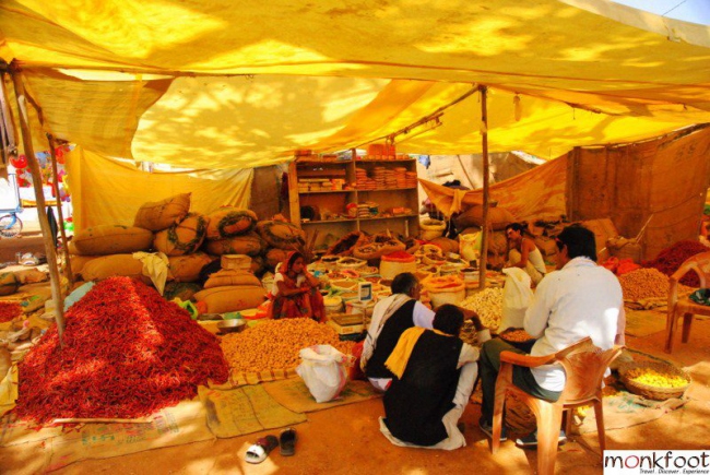 Gewürzmärkt in Khajuraho - Indien - 