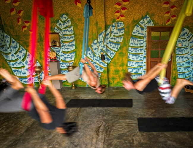 Aerial Yoga, schweben für die Sinne - Sri Lanka - 