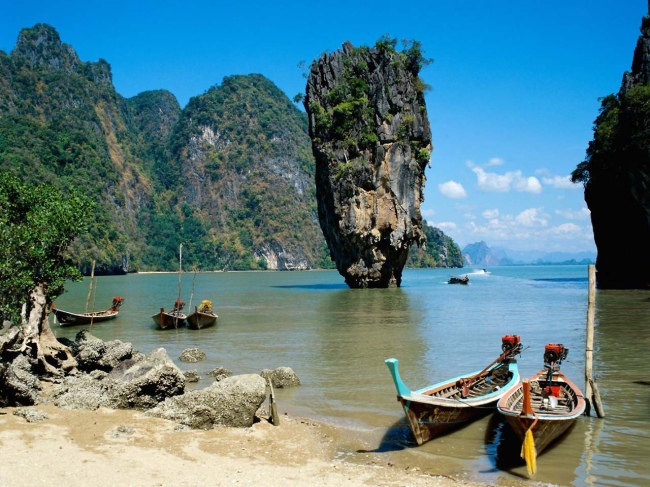 Weltbekannte Kulisse - Phang Nga Bay  - Thailand - 