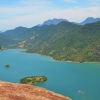 Blick über den Saco de Mamanguá, einzigen tropischen Fjord Brasiliens