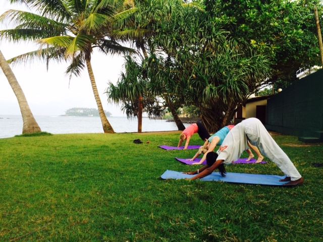 Zu einer erholsamen Ayurveda-Kur gehört ein gutes Yoga-Work-Out - Sri Lanka - 