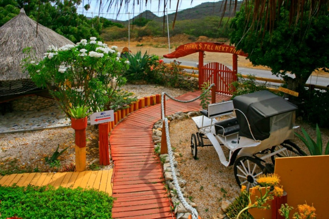 Eingangsbereich zum Resort - Curaçao - 