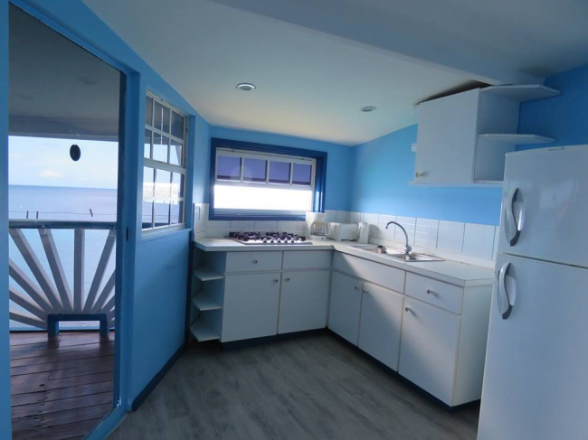 Küche im Meerblick-Apartment - Curaçao - 