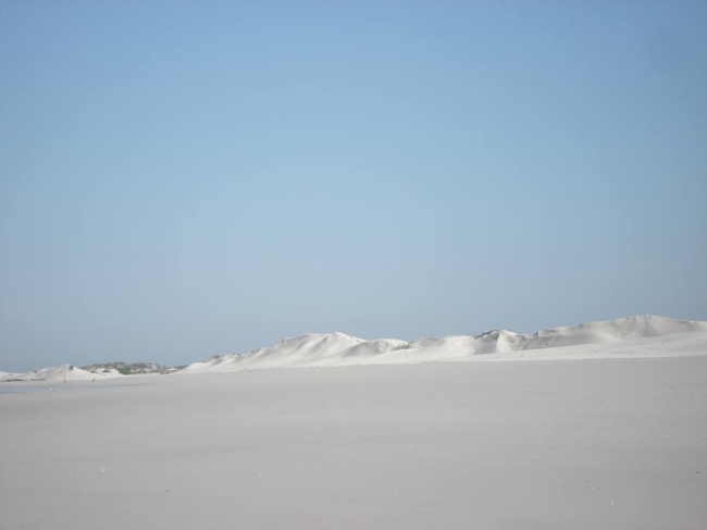 Könnte Schnee sein - sind aber Dünen aus feinem Sand - Südafrika - 