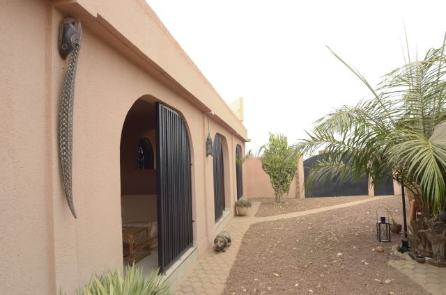 Innenhof des Gästehaus-Grundstücks - Burkina Faso - 