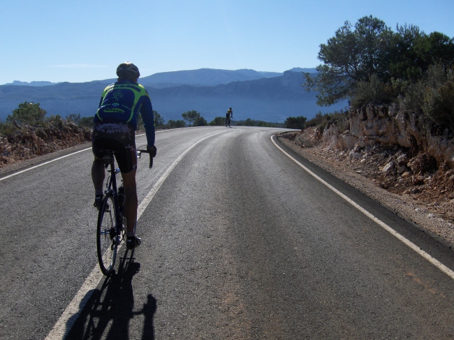 Rennradtour in der Sierra de Azafor - Spanien - 