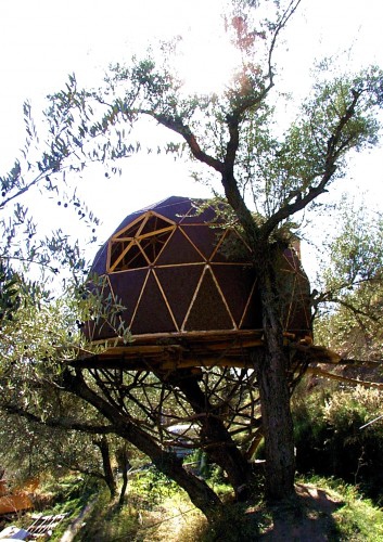 Schlafen im selbst gebauten Baumhaus - Spanien - 