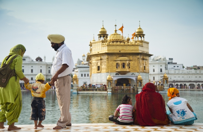 Der goldene Tempel in Amritsar, Punjab - Indien - 
