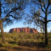 Uluru (Ayers Rock) ist der heilige Berg der Aborigines