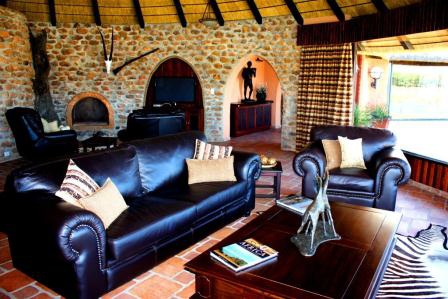 Wohnzimmer der Villa - Namibia - 