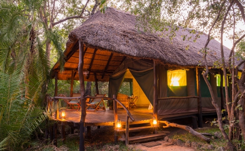 Stilvolle Safari-Lodge am Kafue National Park