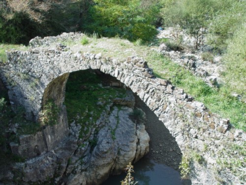 römische Brücke über den Bussentino - Italien - 