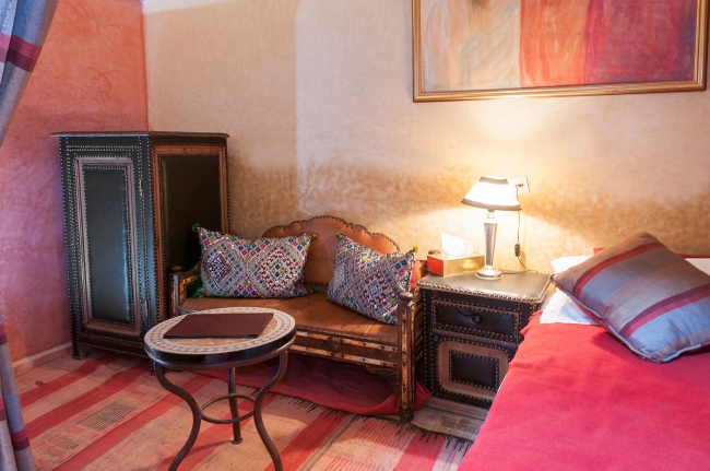 Klein, fein und preiswert: Zimmer TAWARGET im Parterre - Marokko - 