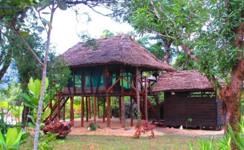 Traumhafte Öko-Lodge mitten im Regenwald