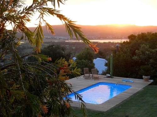 Sonnenuntergang: Aussicht vom Deck - Südafrika - 