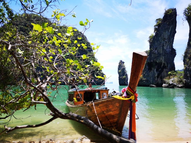 Krabis versteckte Inselwelt-Lagune - Thailand - 