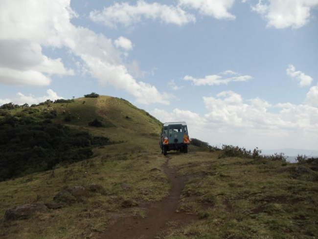 Unterwegs in den Ngong-Bergen - Kenia - 