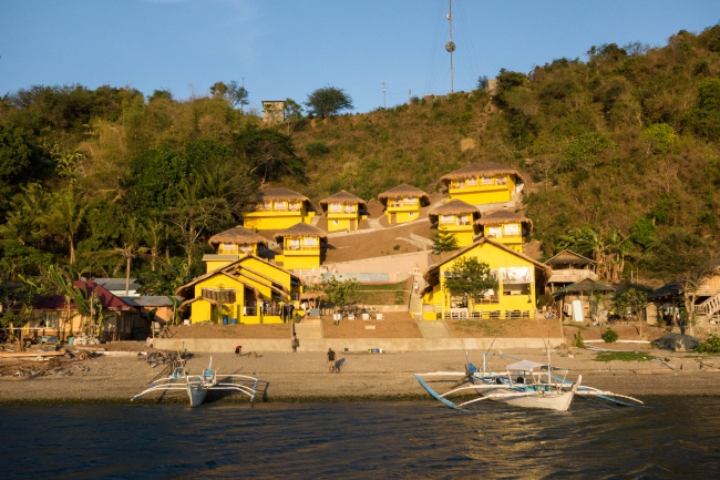 Ansicht Resort vom Meer aus - Philippinen - 