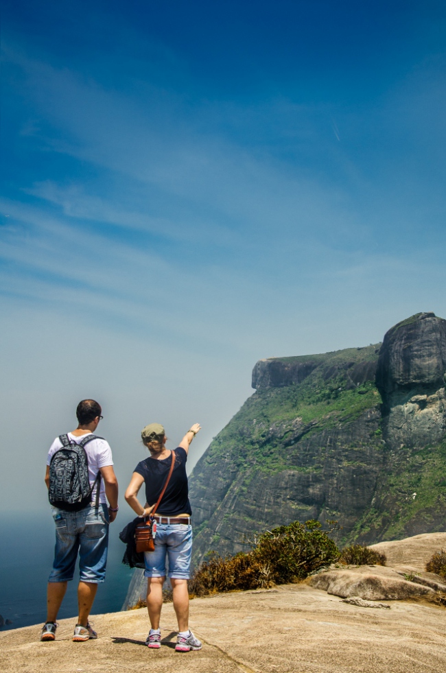 Hikingtour auf den Pedra Bonita mit Blick zum Pedra da Gávea - Brasilien - 
