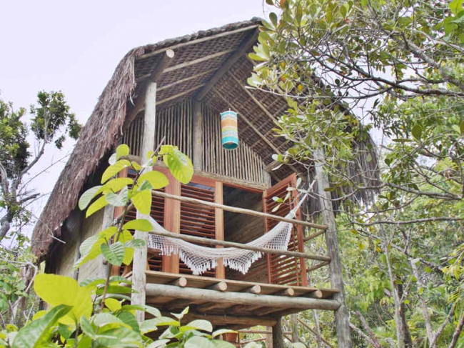 Jedes Baumhaus verfügt über 2 Balkone - Brasilien - 