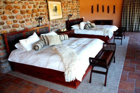 Schlafzimmer der Villa - Namibia - 