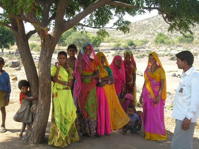 Die farbenfrohen Menschen von Rajasthan - Indien - 