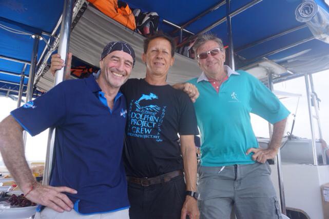 Klaus (Mitte) mit Crew - Thailand - 