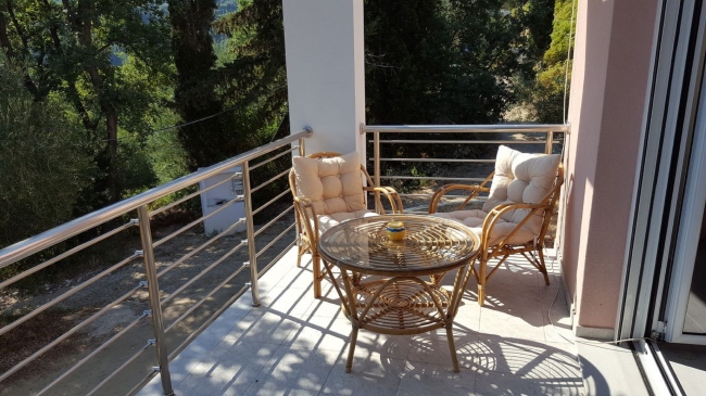 Balkon mit Meerblick - Griechenland - 