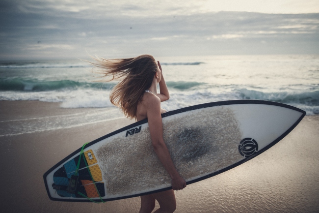 Surfcheck am Strand - Portugal - 