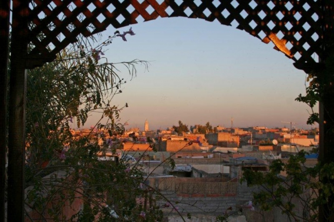 Blick von unserer Terrasse bei Tag - Marokko - 