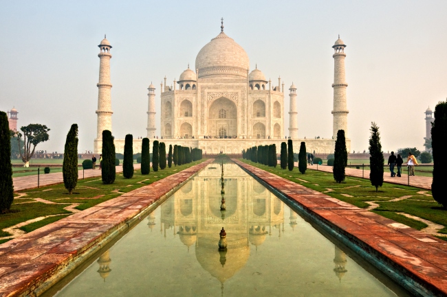 Das Taj Mahal in Agra - Indien - 