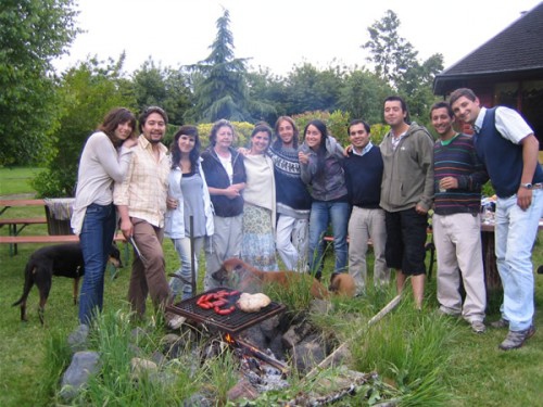 Grillen mit Gästen und Freunden - Chile - 