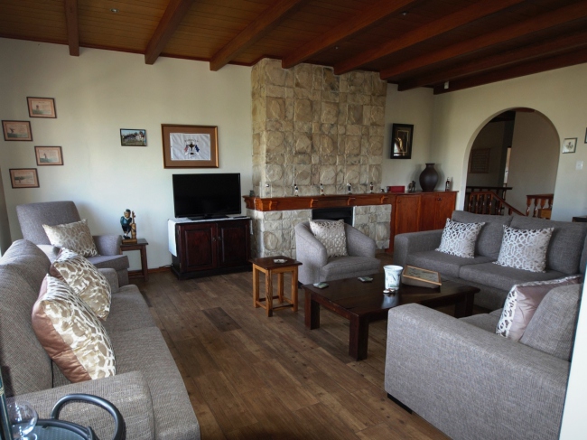Gemütliche Lounge mit Kamin - Südafrika - 