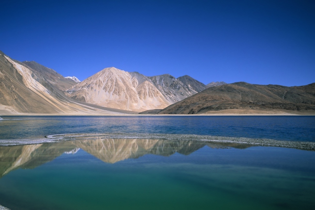 Der Pangong See im indischen Himalaya, Ladakh - Indien - 