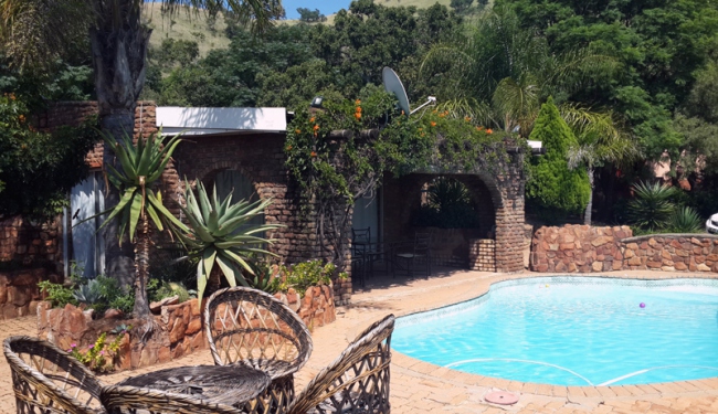 Poolbereich am Haupthaus - Südafrika - 