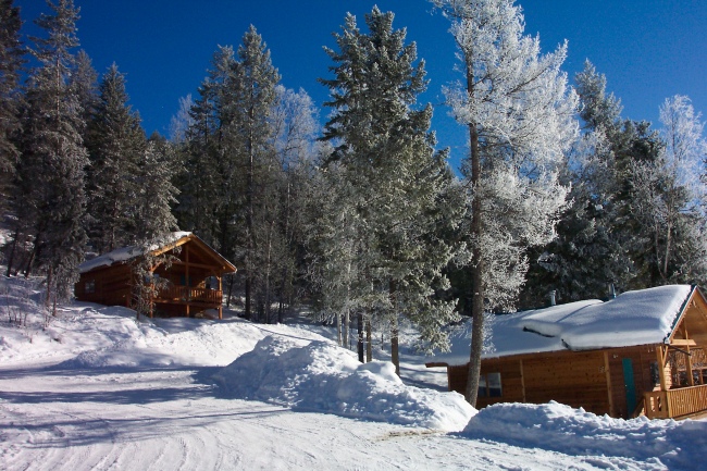 Cabins im Winter - Kanada - 