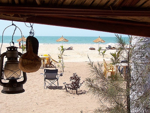 Blick auf den nahe gelegenen Strand - Gambia - 